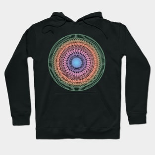 Colorful intricate mandala art Hoodie